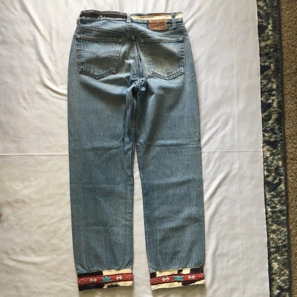 Buzz 18 jeans LeviBeaded Indian Searle Size 6 #B